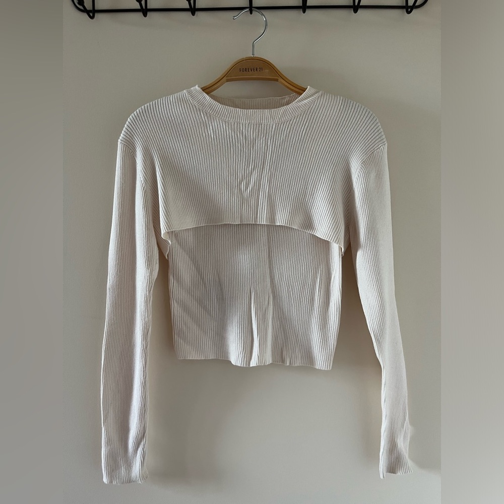 Zara girls top 2 in 1 ! 🤎